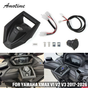 For YAMAHA XMAX 300 TECH MAX 2025-2026 USB Charging Phone Stand XMAX300 XMAX V3 GPS Phone Navigation Stand