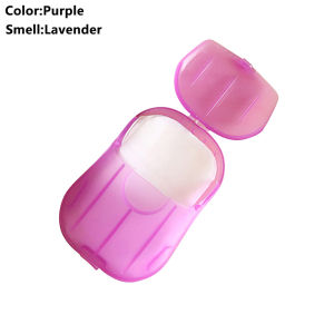 Disposable Soap Paper 1Box 20Pcs Hand Washing Tablets Mini Scented Slice Soap Portable Bath Hand Cleaning Small Boxed Soap Paper