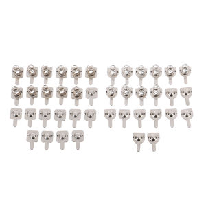 [ezrae Libun] 10pair/ 9x9mm Replacement Metal Batteries Spring Contact Plate For AAA