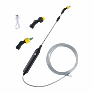CHUAN Rechargeable Electric Sprayer Wand 2/3/5m Pipe Adjustable Nozzle Garden Sprayer Wand Portable Multi Hole Nozzle Telescopic Sprayer Wand Lawn Care