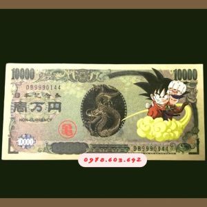 Tờ Lưu Niệm 1000 Yen Nhật Hình Rồng Soguku vật phẩm sưu tầm thú vị - SP006051