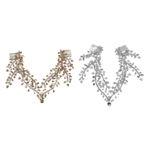 Gothic Head Chain Modern Forehead Stage Hair Wedding Party Bride Bridal Headpiece