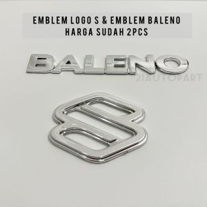 Emblem Logo S dan Tulisan Baleno Harga Sudah 2PCS