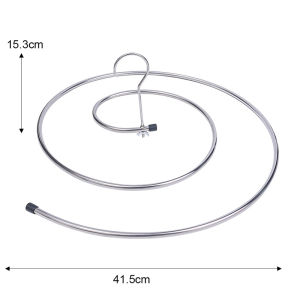 Space-saving Adjustable Blanket Drying Racks Round Stainless Steel Spiral Quilt Sheets Hanger Home Balcony Practical Storage Accessories