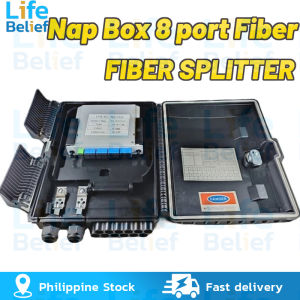 Nap Box 8 port Fiber Splitter Box FTTH Insert type Fiber Optic Distribution Box For PLC Splitter