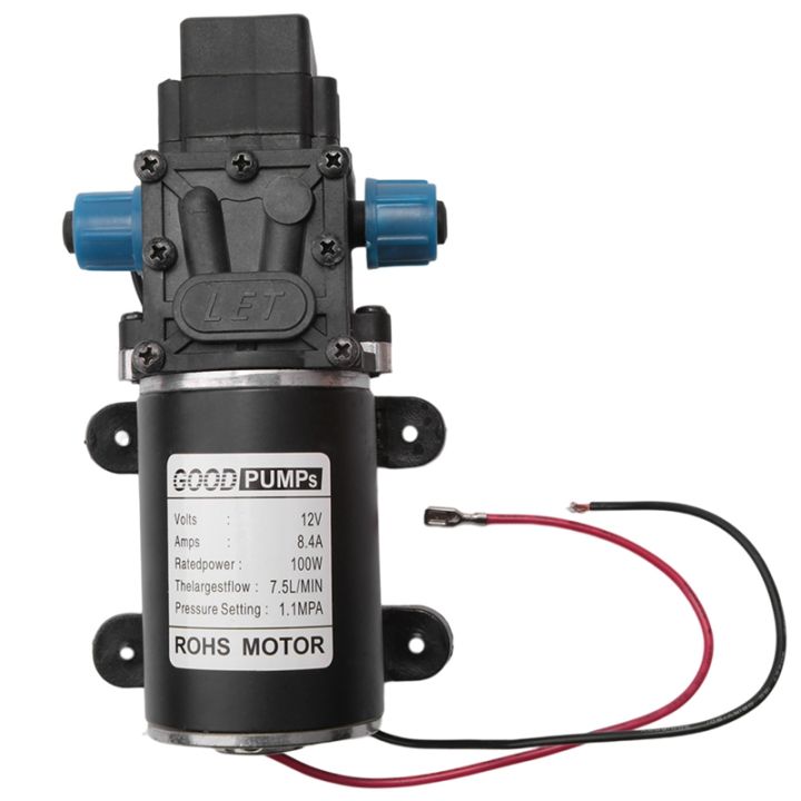 Selbstansaugend Wasserpumpe, DP-160M Membranpumpe Druckerhöhungspumpe, 160PSI/11Bar 220V, 5.5L/min Hochdruckpumpe