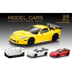 Mô hình xe GOUKAI - 866-92417 Mô hình xe ô tô CORVETTE RACING C6R tỷ lệ: 1:24 (KT 30x13.5x15 cm)