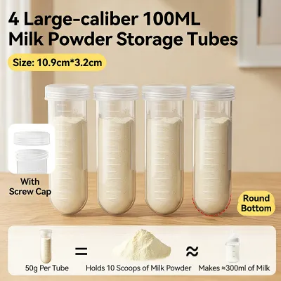 Mini Portable 4PCS/set Baby Milk Powder Storage Box Food Bottle Container