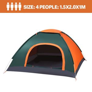 (COD)2/4/6 Person Tent Automatic Opening Tent For Camping Water proof Outdoor Camping Tent Foldable Tent#ZP01