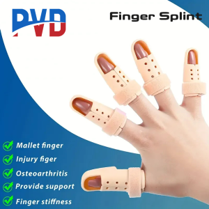 PVD 1PC Plastic Finger Splint For Trigger Finger Thumb Splint Support Brace For Straightening & Injury Protection