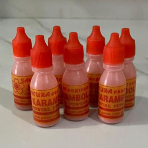 Kristal Karambol Sakura | bedak pelicin meja krambol | butiran keristal kerambol halus | carambol crystal | carrom games powder