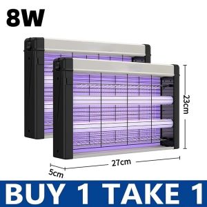 Electric mosquito killer lamp Sensor Lamp Mosquito Insect Killer Lamp Hanging Electric UV Light Bulb