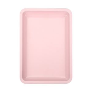XIJIBAN Stainless Steel Cosmetic Storage Tray Tweezers Clippers Pens Square Shape Nail Art Tray Tools Container Nail Art Manicure Plate