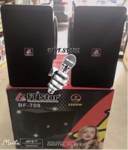 100% actual picture  2 in 1  Karaoke Speaker System Woofer Speaker & Super Bass Splashproof  Videoke Speakers 1800 watts