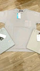 Áo thun nam cộc tay không cổ nam trung niên trung tuổi ẢNH THẬT