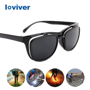Loviver ความปลอดภัยแว่นตาแว่นตาเพ่งเชื่อมเครื่องตัดช่างเชื่อมปกป้องดวงตา