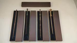 EPOCHMagicToyHermioneWandWandGiftRonWandMagicWandMetalCoreBellatrixDraco35cmGamePropCollectionToyCosplayMalfoysWand