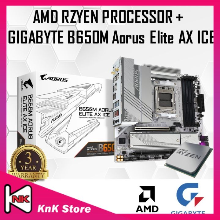 B650M AORUS ELITE AX ICE + Ryzen 5 8600G 【公式通販】