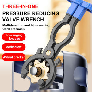 3 in 1 Gas Tank Valve Wrench Labor-saving Pressure Relief Valve Wrench Universal Gas Valve Wrench Repair Tool