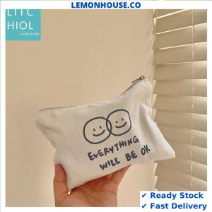 READY STOCK Cartoon Canvas Pencil Case Bear Pencil Bag Cute Pencil Box School Supplies Stationery Bag Birthday Gift Kids student makeup pouch makeup bag organiser storage case travel storage bag