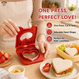 Sandwich Bread Cutting Mold DIY Pocket Sandwich Maker Cartoon Sandwich Cutter Mold Kids Bento