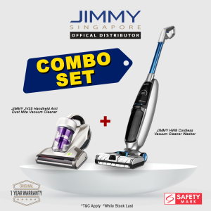[BUNDLE DEAL] JIMMY JV35 Corded Anti-Dust Mite Vacuum Cleaner & Power Wash HW8 Cordless Handheld Vacuum & Washer Wet & Dry Vacuum Cleaners