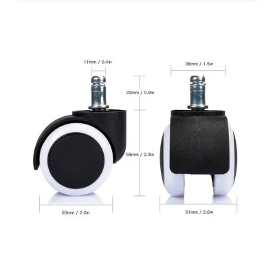 [Ảnh thật] Bánh Xe Ghế Xoay Spa Ghế Văn Phòng Ghế Gaming ( 1 chiếc )