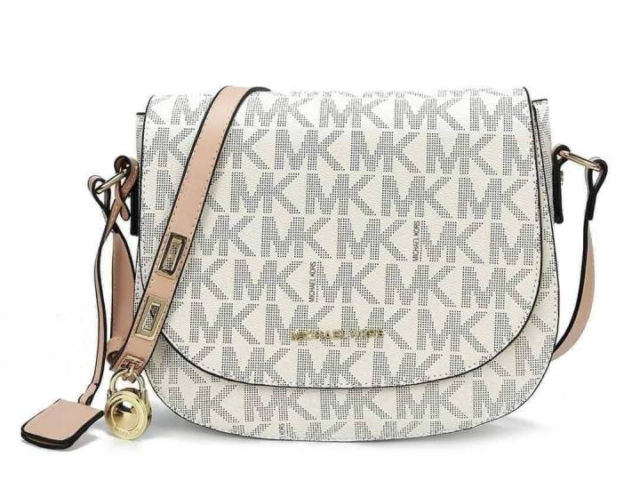 Mk white sales sling bag