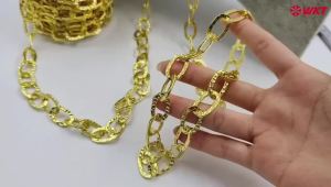 WT-BC228 WKT Wholesale High Quality Pretty Unique Design Chain For Lady Decorate Jewelry Round Shape Diy Accessories