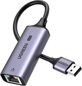 UGREEN Network Adapter USB 3.0/USB C to Ethernet RJ45 Lan Gigabit Adapter for 10/100/1000/2500 Mbps Ethernet  2.5Gbps network adapter