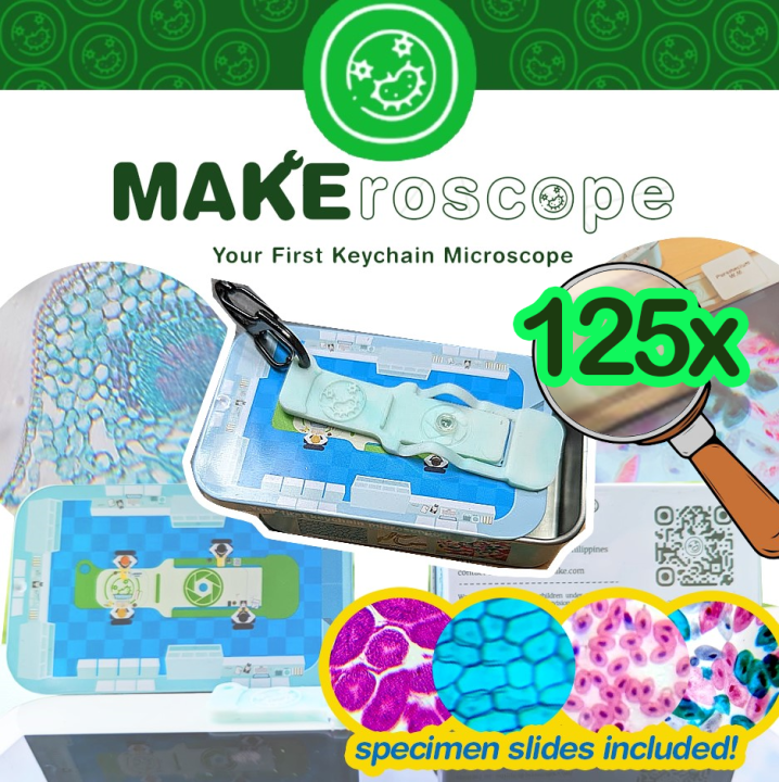 Making Microscope Keychain Using 3d Printer Make-roscope (Keychain Microscope for Smartphone & Tablet) 125-400X ...