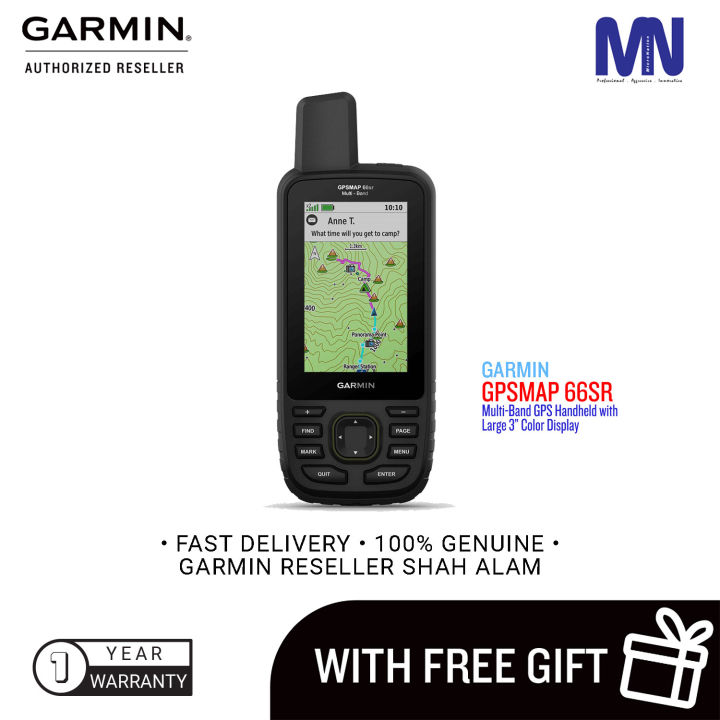 Garmin GPSMAP 66sr Premium GPS Handheld with Large, 3” sunlight