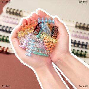 [COD] Bsuimki 20pcs Binder Khóa rời lá Phụ kiện cuốn sách ràng buộc vòng khóa 5 lỗ không khó chịu tự làm đấm Loose-Leaf