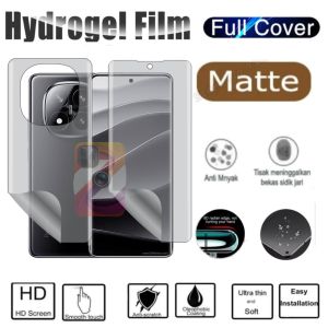 Anti gores jelly Hydrogel matte glare Redmi Note 14 PRO PLUS 5G