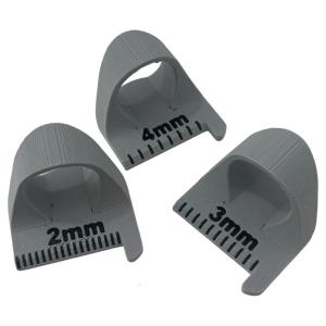 3Pcs Finger Sewing Ruler with Millimeter Scale Patchwork Stitching Aid Quilting Measuring Tool For Sewing Quilting Craft