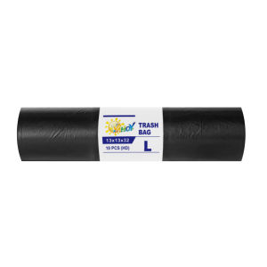 Popular Household Thickened Roll-Up Garbage Bags Black (Small/Medium/Large/XL/XXL)