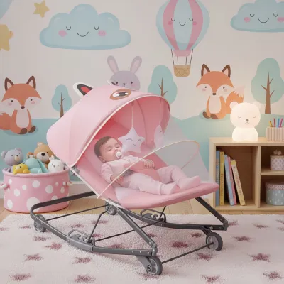Baby rocking chair baby recliner crib newborn baby rocker sleeping crib bouncer Duyan for baby