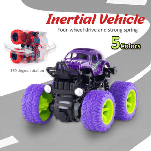 Children Simulation Stunt Toy Mini Inertial Car Toys Four-wheel Motorcycle Drive Drive Truck Toy Car Drive Vehicle Toys for Boys Off-road Vehicle