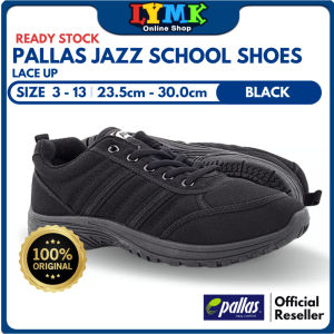 PALLAS® JAZZ SCHOOL SHOES LO CUT SHOE LACE 306-0170 BLACK Light Shoes Kasut Sekolah Hitam 校鞋黑色 （ Ready Stock & Fast Delivery )