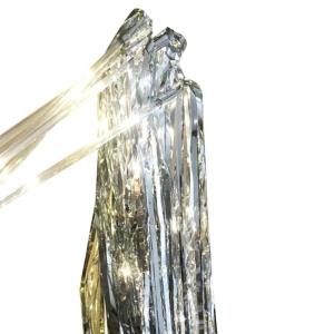 Pack Of 10 Wedding Sticks With LED Lights LED Tinsels Tassels Glowing Sticks For Wedding Decors And Holiday Festivities