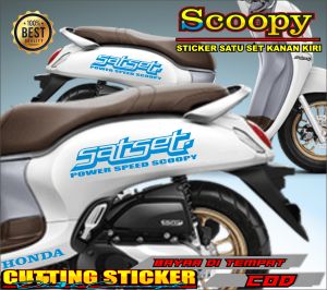 STICKER SCOOPY SATSET STRIPING CUTTING STICKER ALL SCOOPY