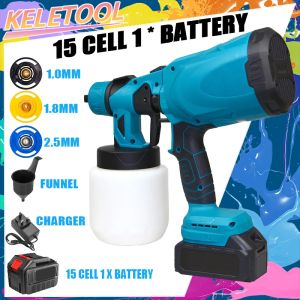 Cordless Electric Spray Gun 800W 800ml High Power Paint Sprayer Disinfection Sterilization Sprayer for Car Fence Wall Floor Paint Spraying