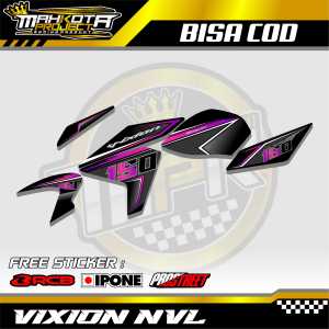 STICKER LIST VARIASI MOTOR YAMAHA VIXION NVL / STRIPING VARIASI MOTOR YAMAHA VIXION NVL