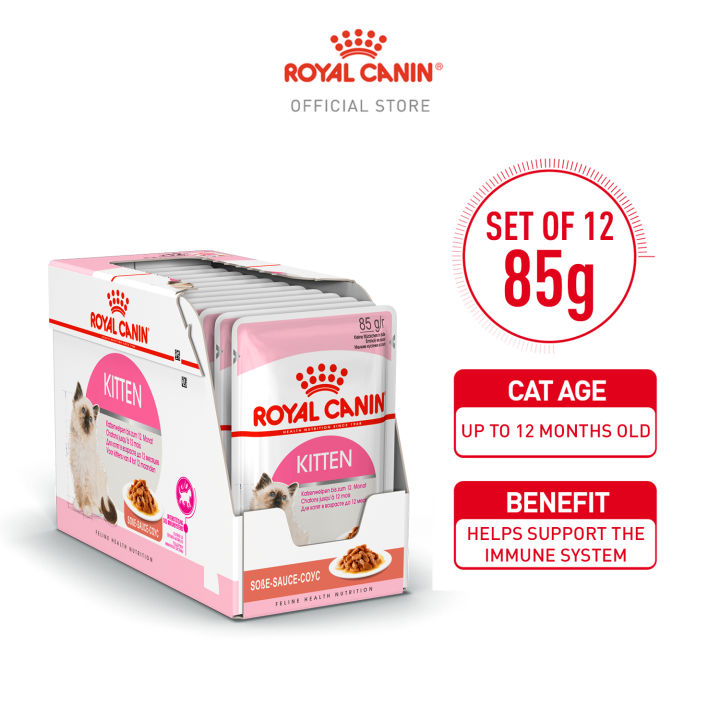 Royal Canin Kitten (85g x 12 pouches) Wet Cat Food - Feline Health Nutrition | Lazada Philippines