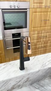 Kitchen Golden Pull-out Faucet Household Dishwashing Vegetable Basin Rotating Retractable Extension Hot and Cold FaucetFast shipping