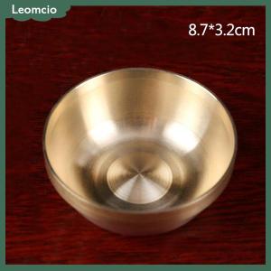 [Leomcio] ทองแดงทิเบตชามพุทธสาวกเพื่อจัดหาน้ำสมาธิมินิชามทองเหลือง