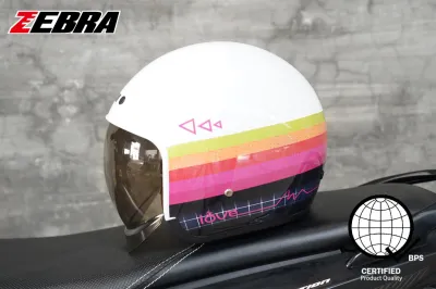 Zebra Classic Helmet 603 Motorcycle Helmet Half face Zebra original Retro Helmet for women men