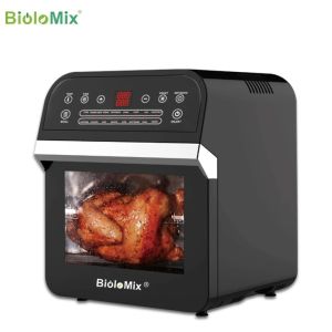 Nồi chiên không dầu điện tử dung tích lớn 12 Lít Biolomix MA510T công suất 1600W Tích hợp: 8 menu cài đặt với bộ hẹn giờ và điều chỉnh nhiệt độ