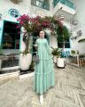 Glamz Shezan gamis brukat dress terbaru pakaian wamita murah mewah elegan pesta kondangan busui. 