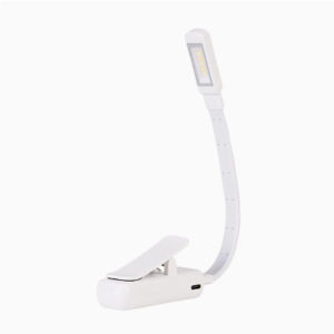 Portable Clip-on LED Book Light Eye Care 3 Color Adjustable Brightness Flexible for Study Travel